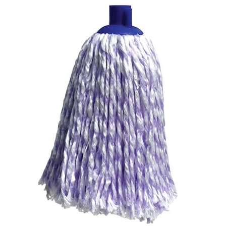 Image de FRANGE ESPAGNOL MICROFIBRE MAUVE/BLANC
