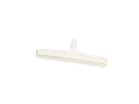 Image de RACLETTE ALIMENTAIRE DOUBLE LAME 45CM BLANCHE UNITE