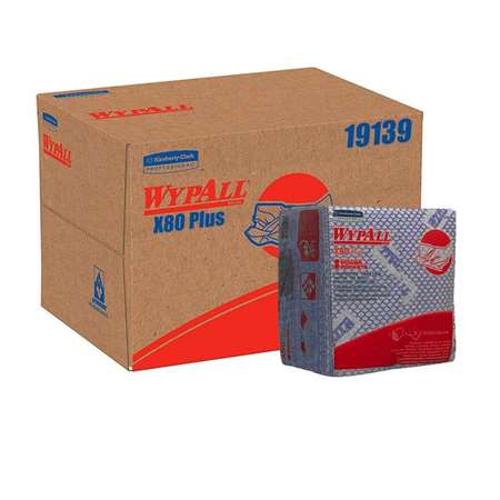 Image de LAVETTE WYPALL X80+ BLEUE paquet de 30