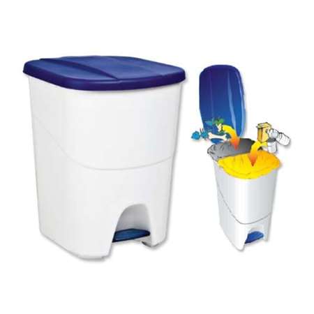 POUBELLE PLASTIQUE A PEDALE 40L