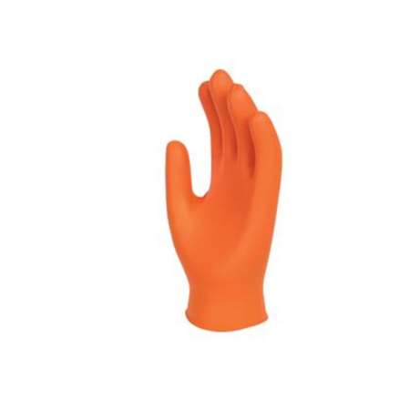 GANT NITRILE RENFORCE ORANGE TAILLE XL
