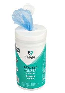 Image de LINGETTES DESINFECTANTES SANS ALCOOL ET PHMB BOITE DE 150