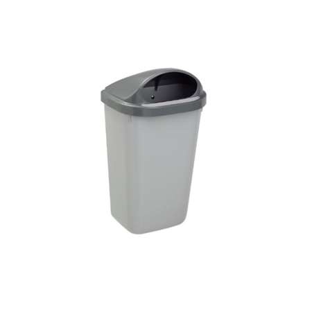 XERIOS CORBEILLE MURALE 50L PLASTIQUE GRIS