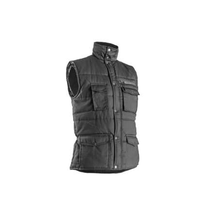 Image de GILET MATELASSE SANS MANCHE POLENA NOIR
