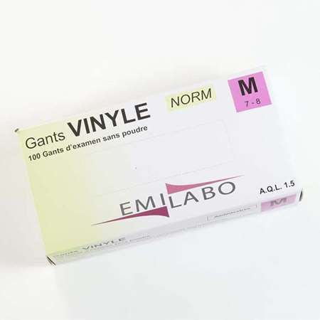 GANT VINYLE NON POUDRE/100 TAILLE L REF