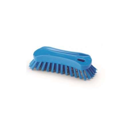 Image de BROSSE ALIMENTAIRE ERGONOMIQUE MOYENNE BLEU POILS MOYEN UNI
