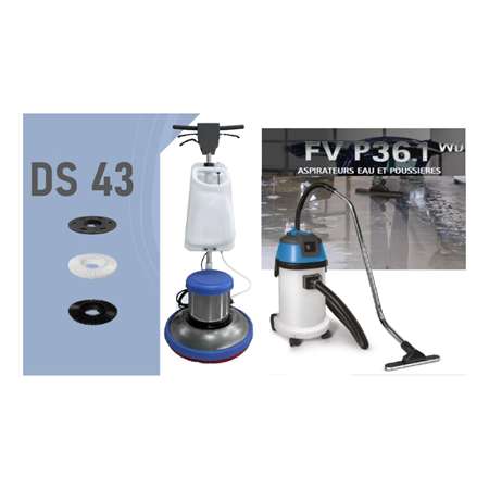 Image de PACK MONOMBROSSE BI-VITESSE DS43+ ASPIRATEUR FVP 36.1