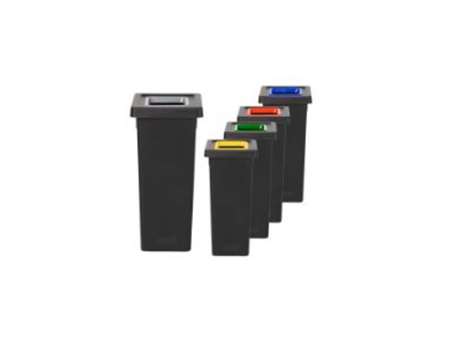 Image de POUBELLE FIT 50L TRI SELECTIF CLIP BLEU ECOGREEN