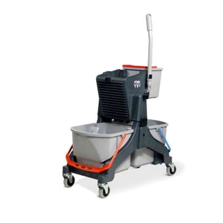 Image de CHARIOT MTT16 V1 2SEAUX+PRESSE+SEAU 5L